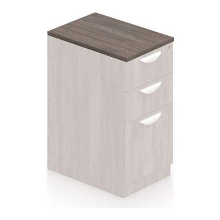 Gec Offices To Go Pedestal Top in Artisan Gray - Executive Modular Furniture SL22TOP-AGL